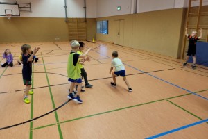 Bewegung, Spiel und Spaß beim Hanbdballtag